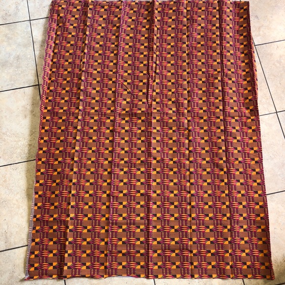African culture 36”x44 cloth Great for Head Dressing, - Picture 4 of 4